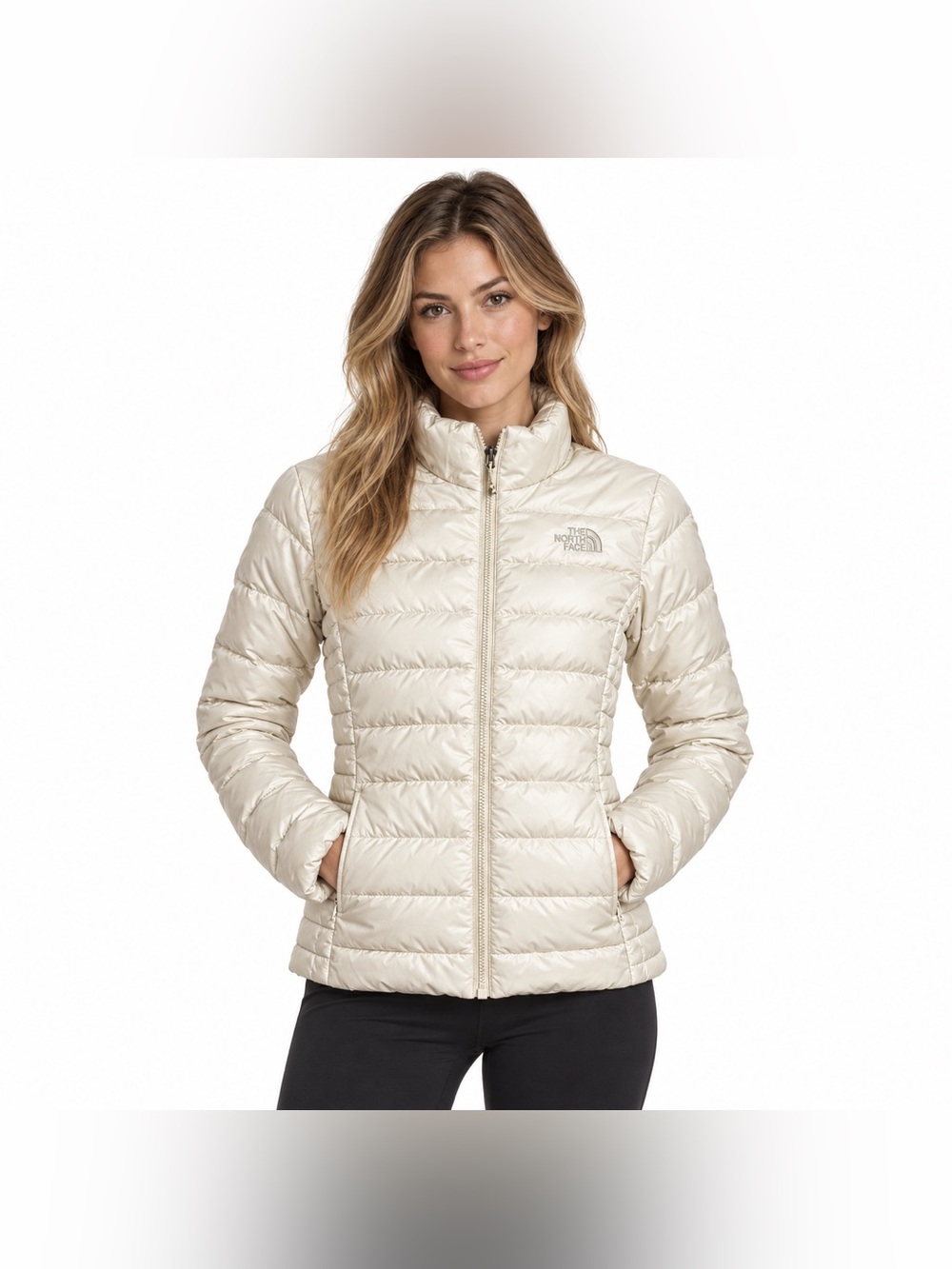 The North Face Aconcagua 550 Down Puffer Jacket Gardenia White XS
